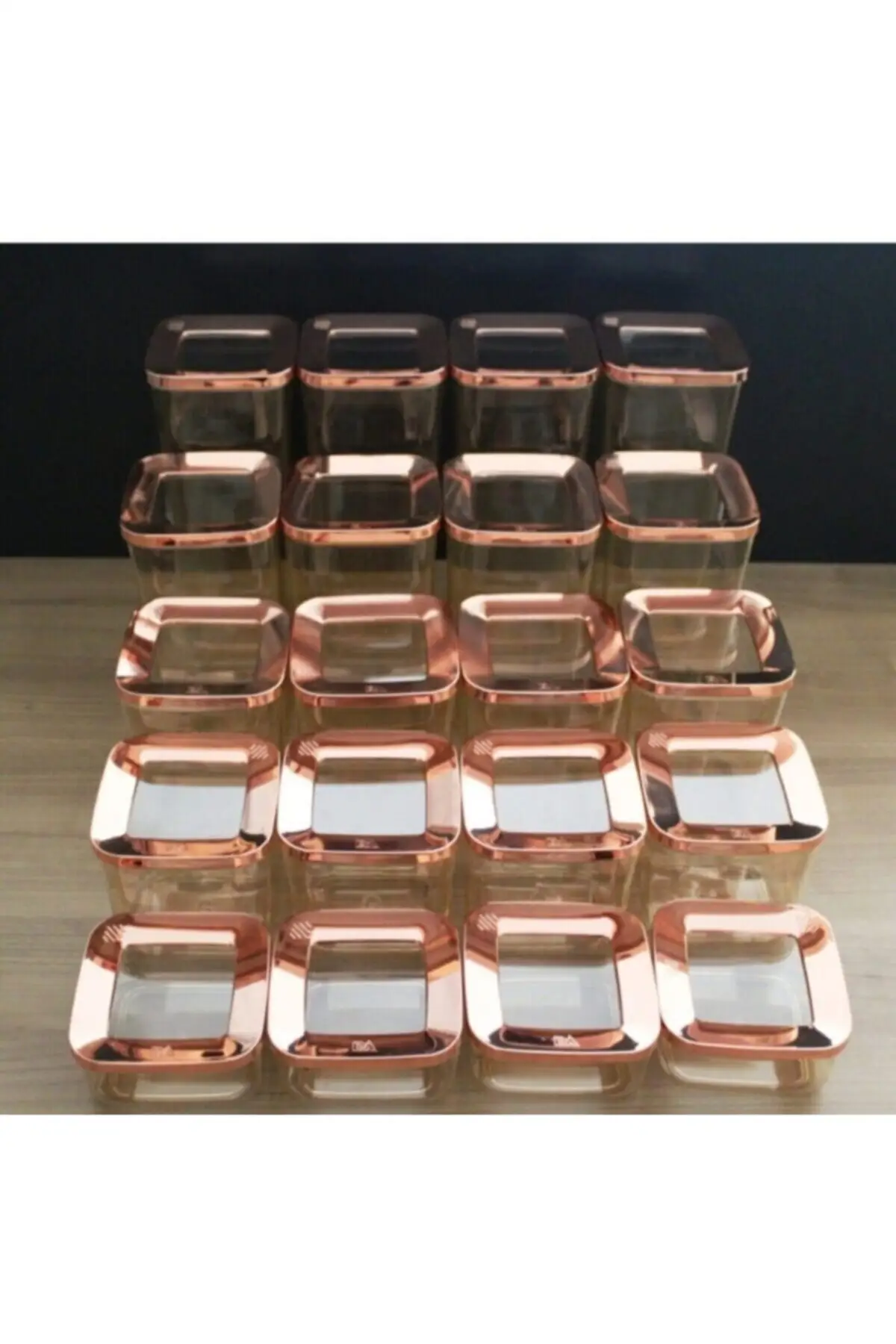 DOLBOVI transparent copper square 20 Set