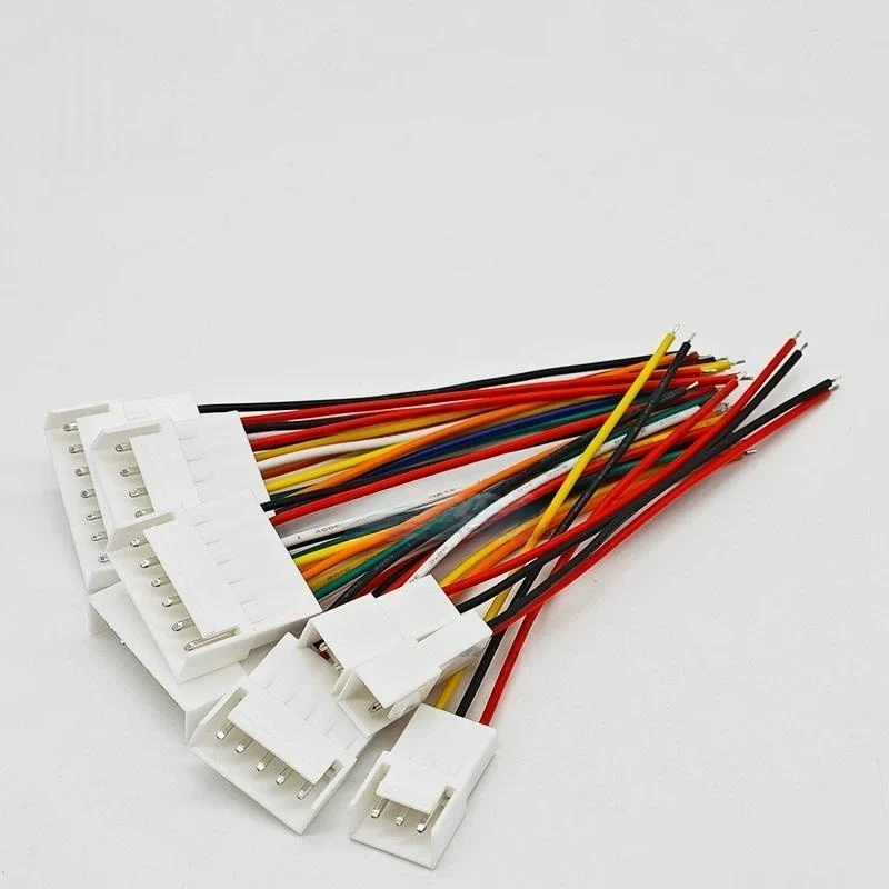 10PCS VH3.96MM Male Terminal Female Shell 3.96mm Pitch Single-ended Color Terminal Wire 22AWG