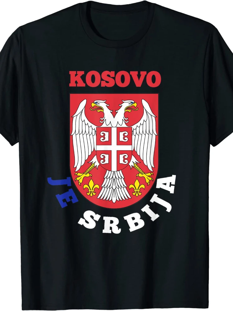 Kosovo Je Srbija Men T Shirt Short Sleeve Casual 100% Cotton O-Neck Summer Mens T Shirts