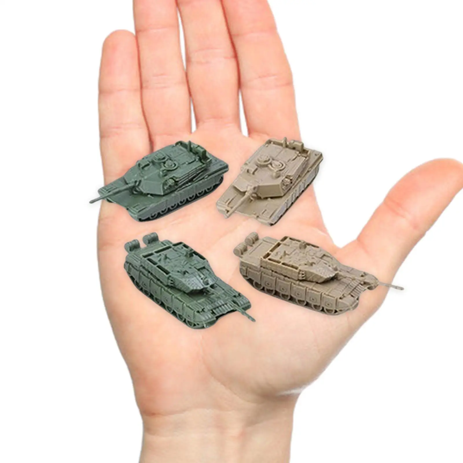 1/144 modelo de tanque 4d moderno modelo kits de construção rotativo forte diy quebra-cabeça para presente lembrança exibição educação brinquedo