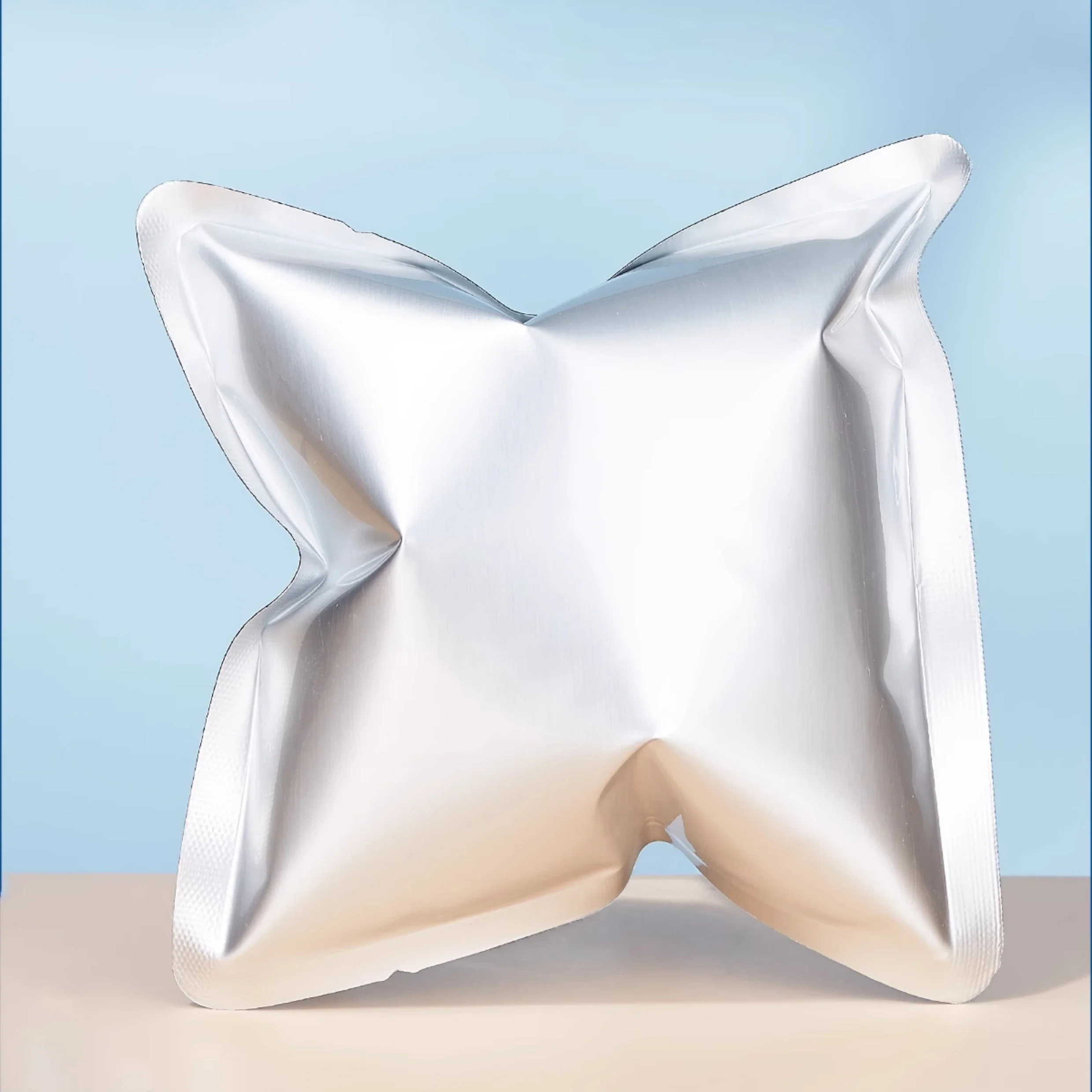 5 pack Aluminum foil gas sampling bag double Gas Valve Sampling Bag Odor Collection 0.05-10L