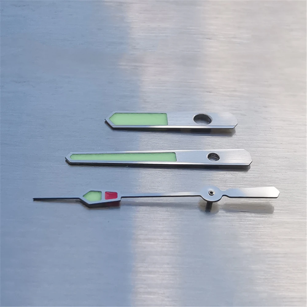 

NH35 Hands Green Luminous Pointer Replacement Watch Hands Accessories for NH35A NH36A/SKX 7S26 Movement 3Pins Needle Parts