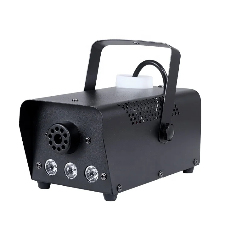 Popular Party Dj Equipment 400W RGB 3in1 Fog Machine Color Light Emitting Diode Strip Fog Machine Stage Smoke Machine