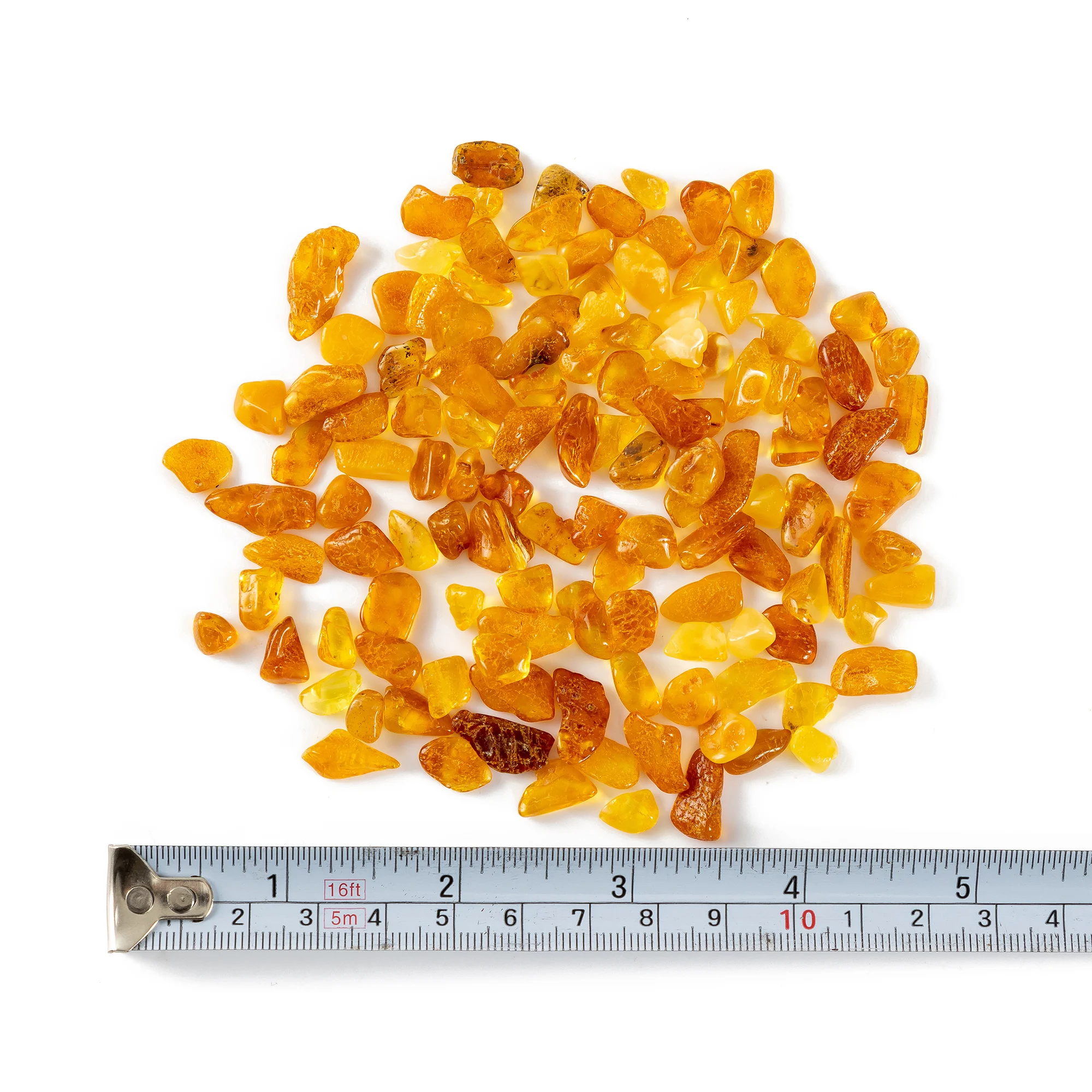 Amber Polished Stones(No Holes) - 100% Natural Baltic Chips for Jewelry and Beads