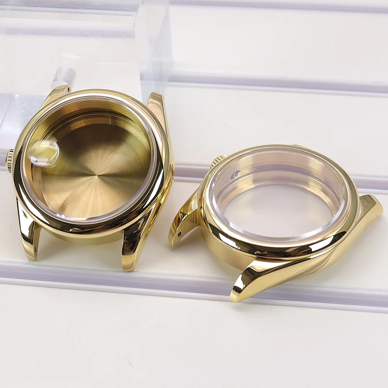 36mm/39mm Edelstahl-Uhrengehäuse für Oyster NH35 NH36 NH38 NH34 4R36 Miyota 8215 8205 Uhrwerk 28,5mm Zifferblatt Saphirglas – Detail 9