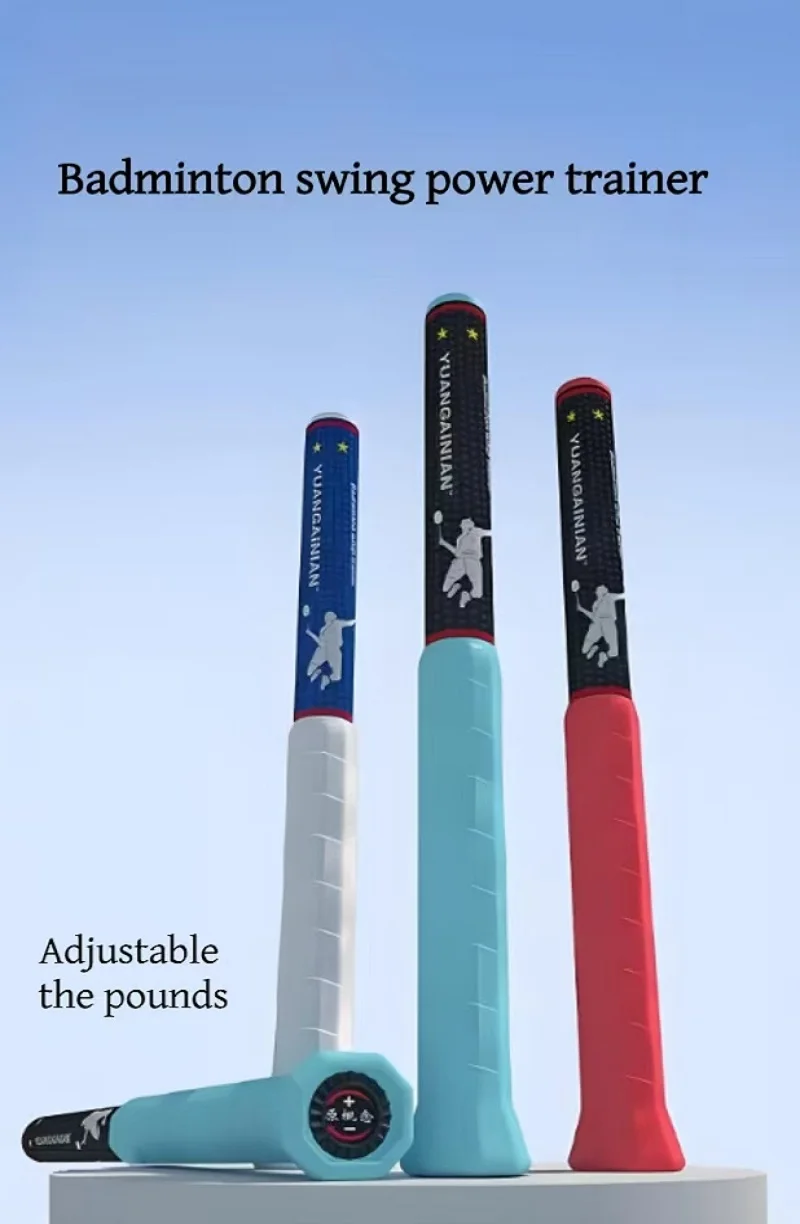 Kostenlose einstellbare Kraft Pfund Badminton Swing Trainer Power Whip Auxiliary Trainer Single Smash Correction Action – Detail 1