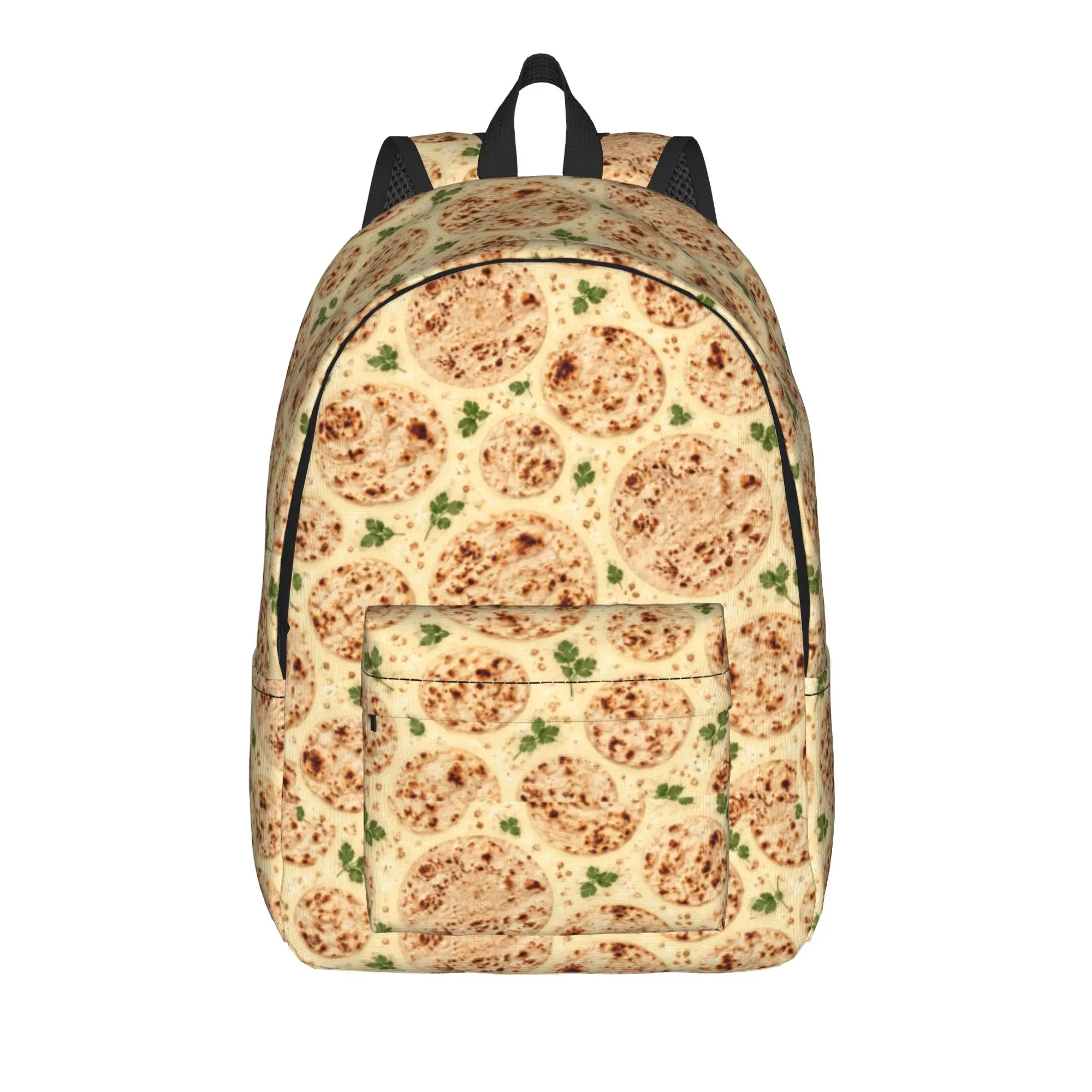 Spicy Pizza Pattern Backpack  Cycling Backpacks Girl Designer Print School Bags Cool Rucksack