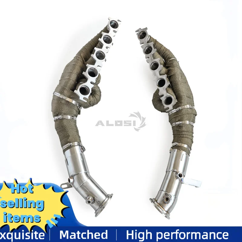 For Lamborghini Hurricane STO 5.2 2020-2025 High-performance Exhaust Manifold with Thermal Insulation Performance