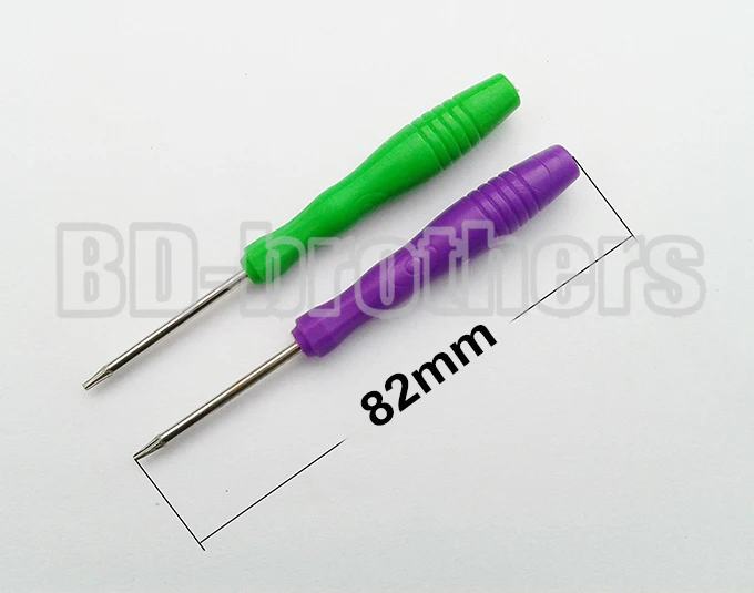 82mm Colorful Mini Screwdriver (0.8 Pentalobe / 1.5 Phillips / 2.0 Straight /T2 / T3 / T4 T5 / T6/ 1.2 Pentagon) 3000pcs/lot