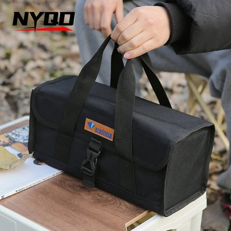 Outdoor Camping Foldable Multifunctional Storage Picnic Bag Camping Accessories Miscellaneous Bag