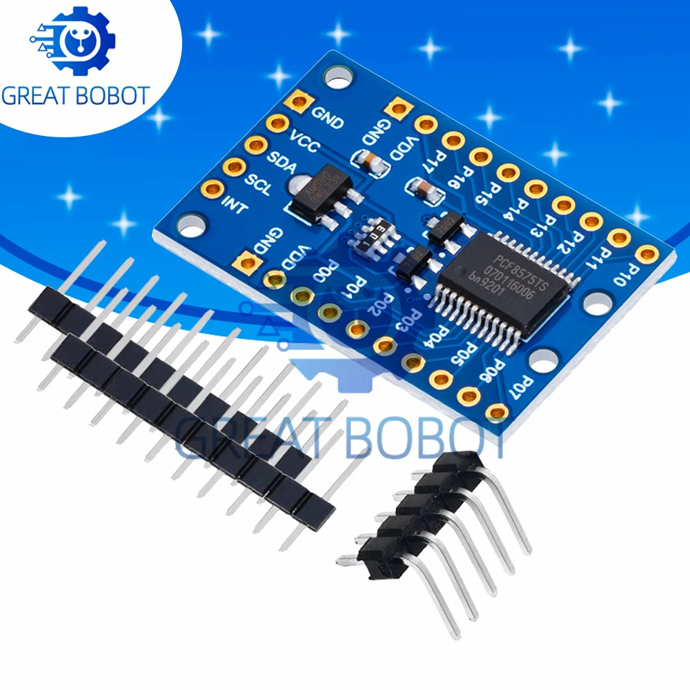 BS BS1PCS PCF8575 IO Expander Module I2C To 16IO Integrated Circuits For arduino