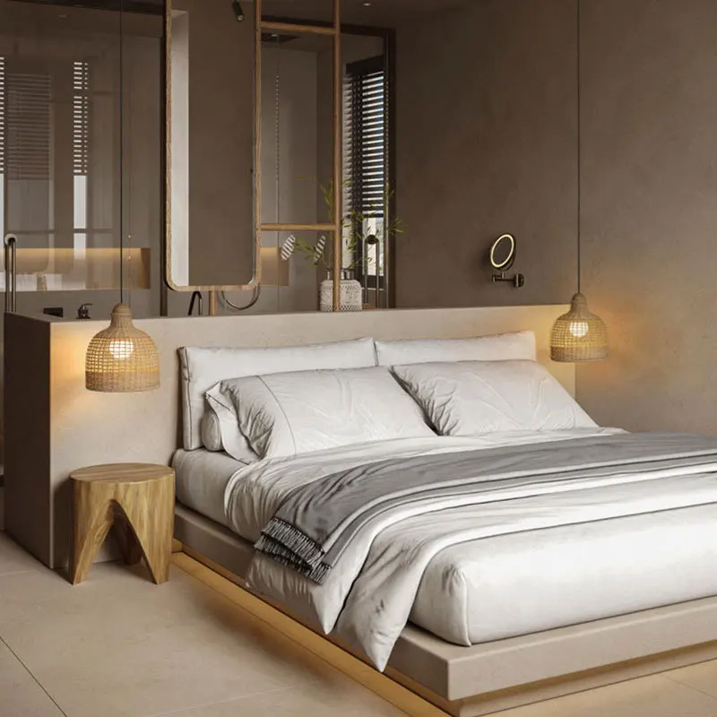 

SaNDYHA уникальная японская ретро ротанговая бамбуковая люстра, подвесной светильник для столовой, бара, гостиной, спальни, стильный полый дизайн