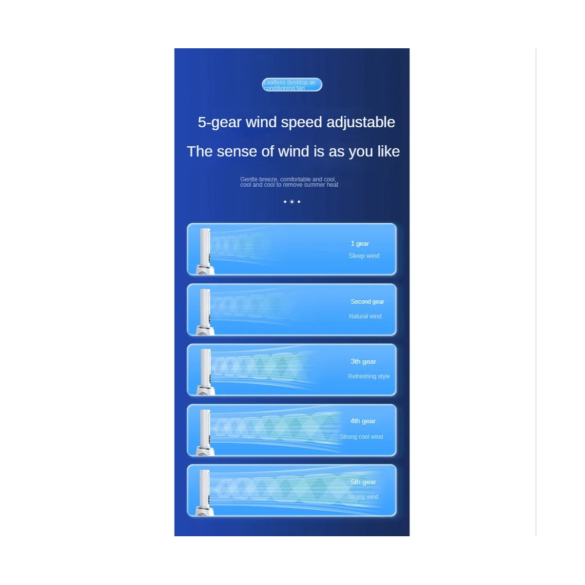 Ventilador de ar condicionado usb ventilador de névoa de água pessoal ventilador de refrigeração de ar sem folhas ventilador de mesa de umidificação de mesa 5 velocidades de vento-hem