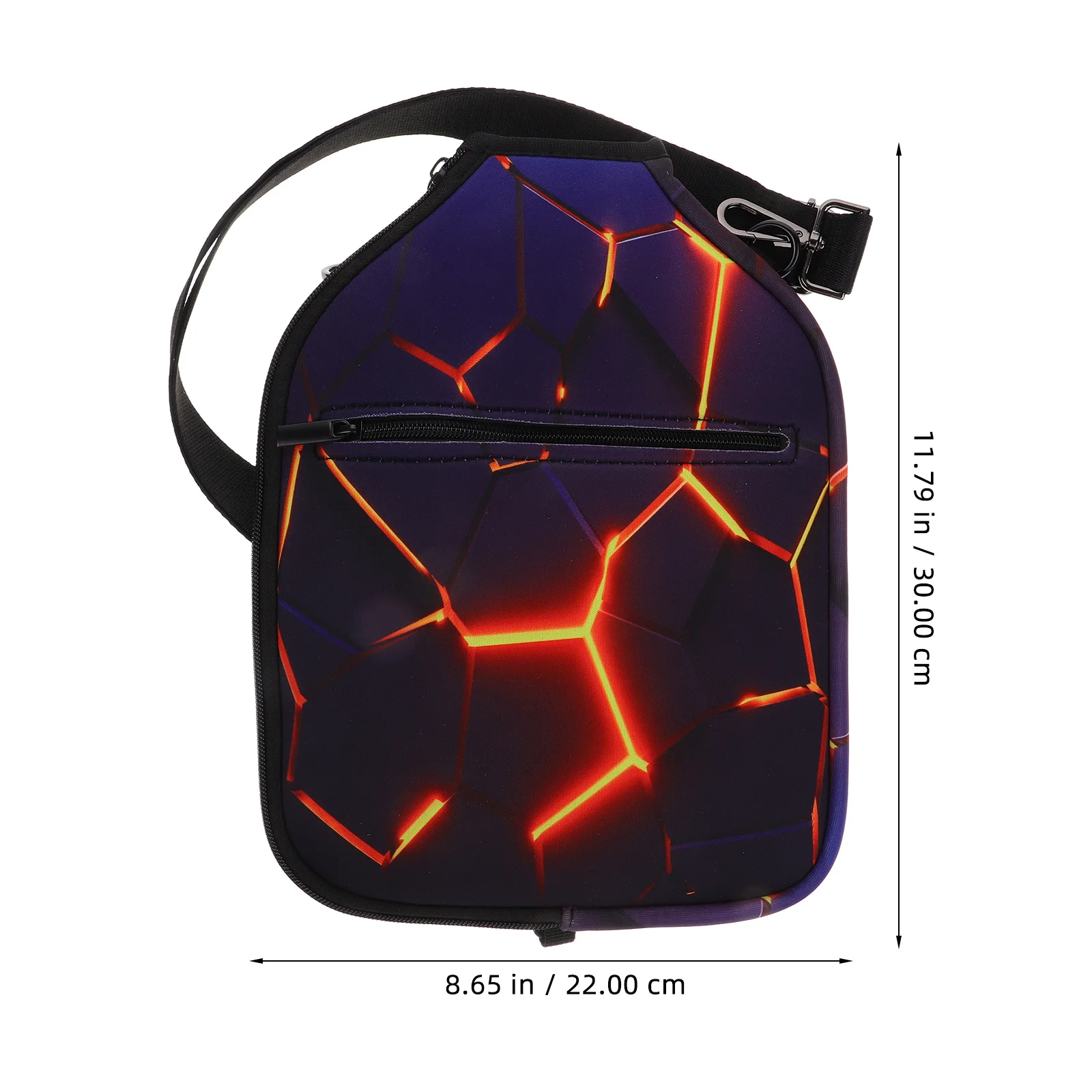 Sports Bag Waterproof Neoprene Ball Paddle Cover Portable Outdoor Cricket Paddle Storage Case Multifunctional