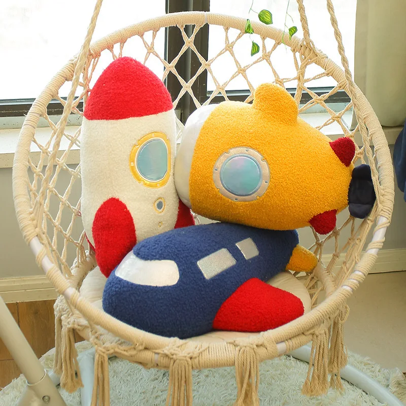 

Bubble Kiss Creative Rocket Submarine Pillow Nordic Style Space Series Seat Cushion Lovely Plush Cushion Kids Birthday Gift Toy