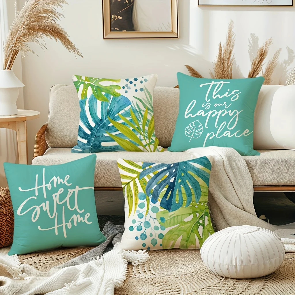 Pillow , Home Decor Pillowcases, for Porch Patio Couch Sofa Living Room Outdoor, Without Pillow Inserts