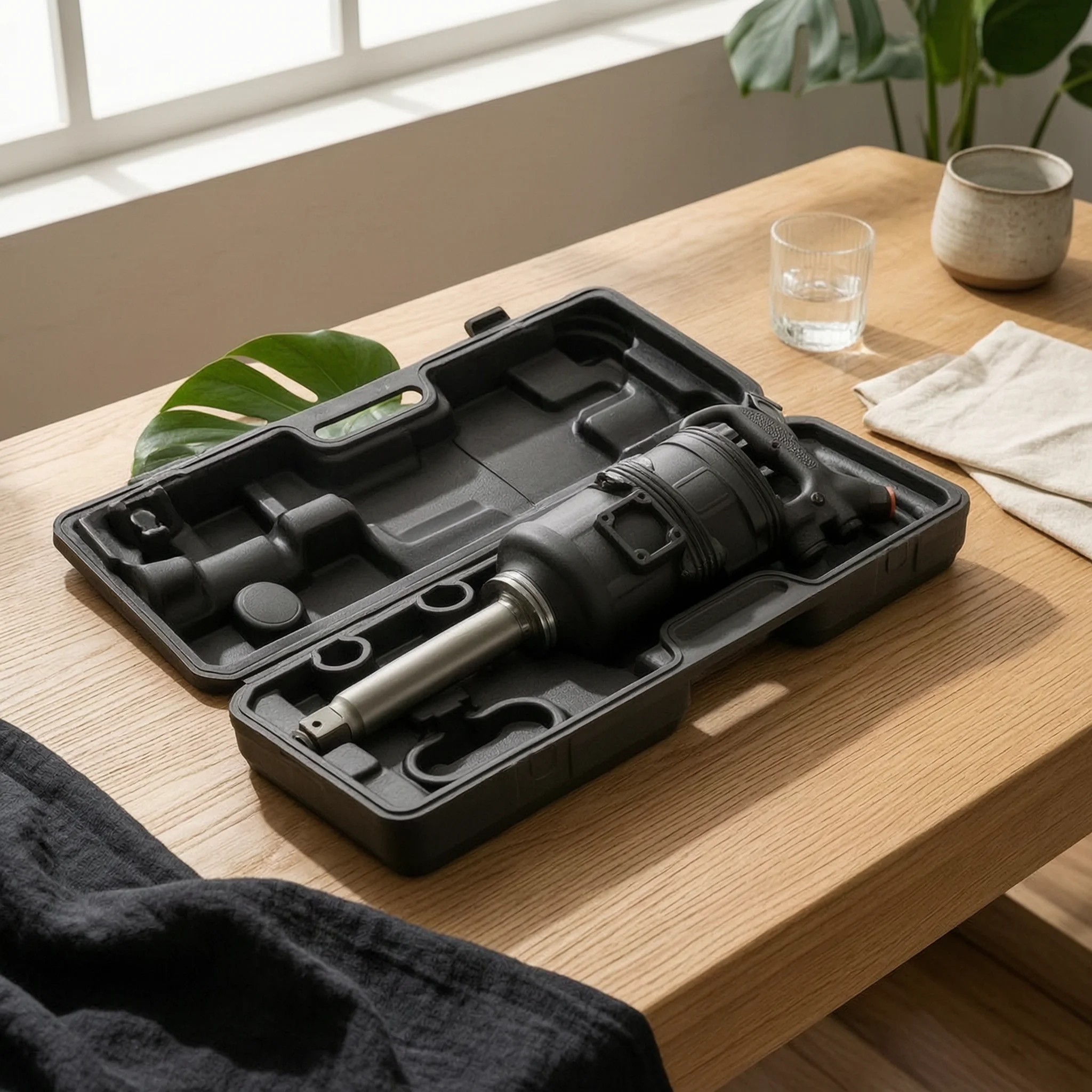 Pneumatic Impact Wrench Heavy-Duty Air Impact Wrench Tool Portable Complete for Mechanics, Automotive Repair, Garage
