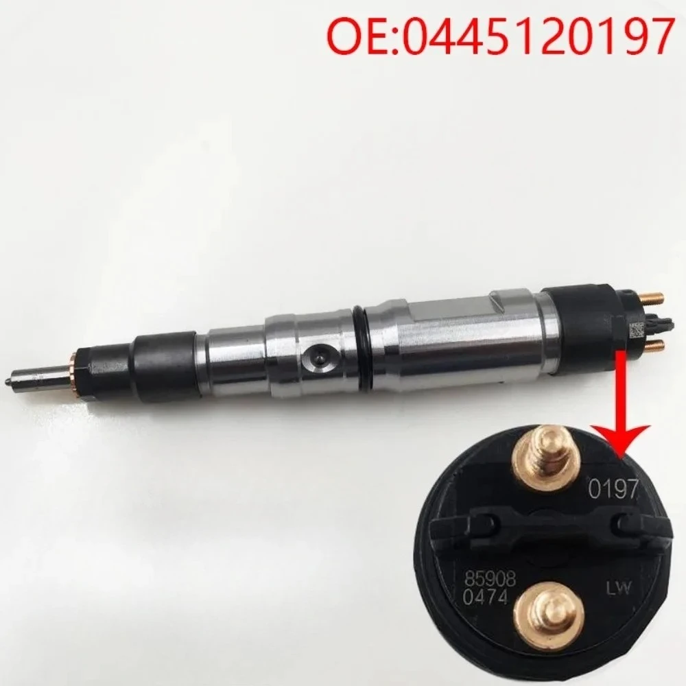 Original High quality New For 0445120197 MAN Truck Diesel Fuel Injector Common Rail Injection Spare Parts