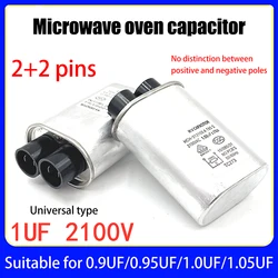 1Pc do części kondensatora kuchenki mikrofalowej 1.0UF 2100V kuchenka mikrofalowa kondensator wysokiego napięcia akcesoria do kuchenki mikrofalowej