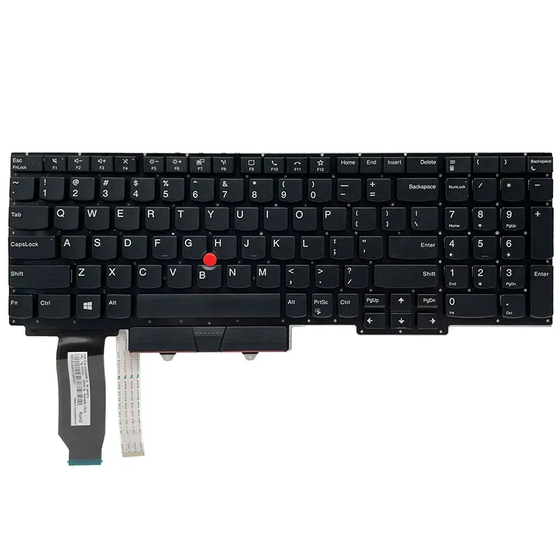 Imagem -03 - Nós Teclado do Laptop para Lenovo Thinkpad E15 R15 Gen2 Novo