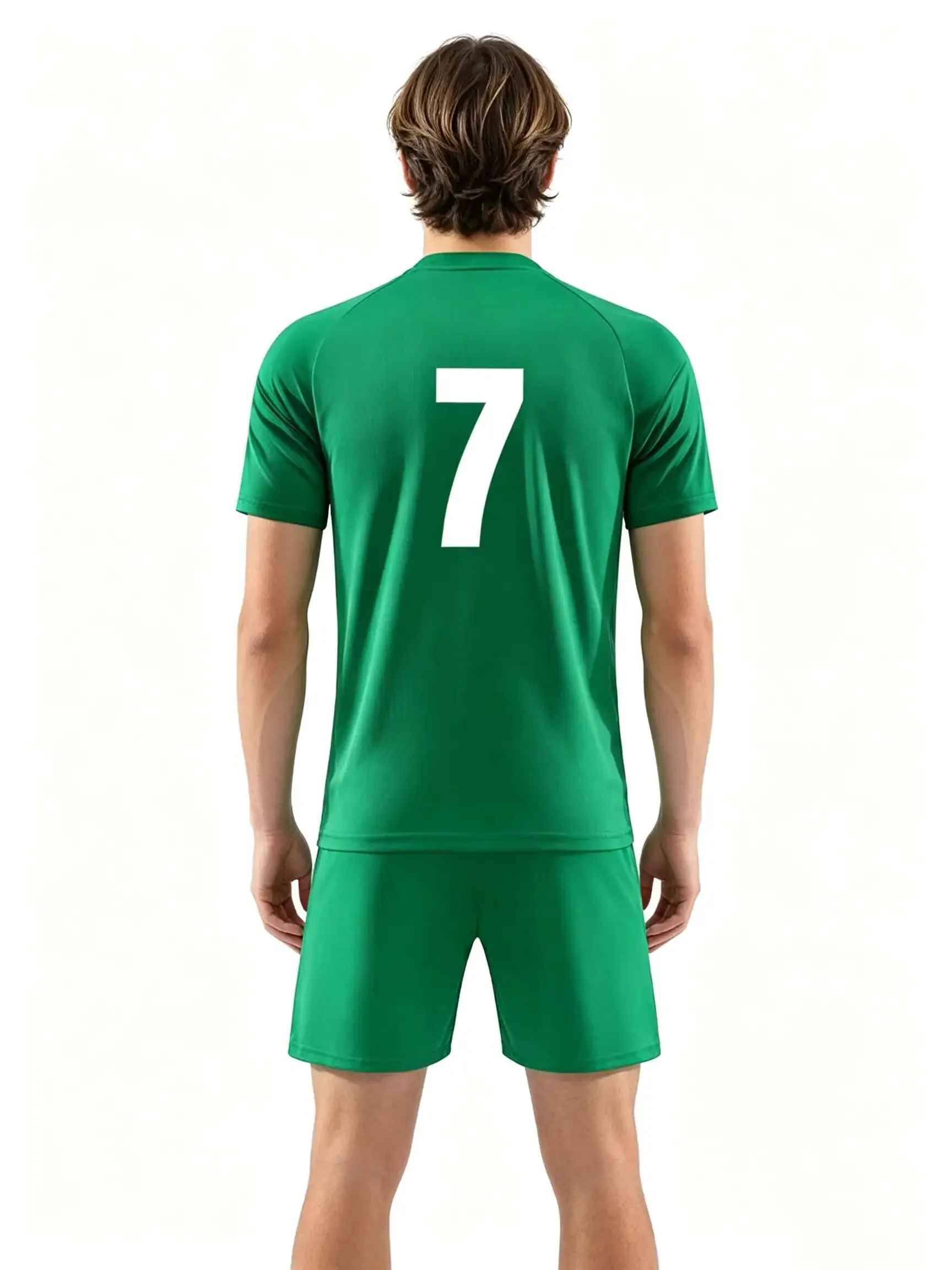 Blank Soccer 2‑Piece Set, Kids Adults Parent‑Child Kit, Custom No.1 7 8 9 10 for School Outdoor Team Sports 711510