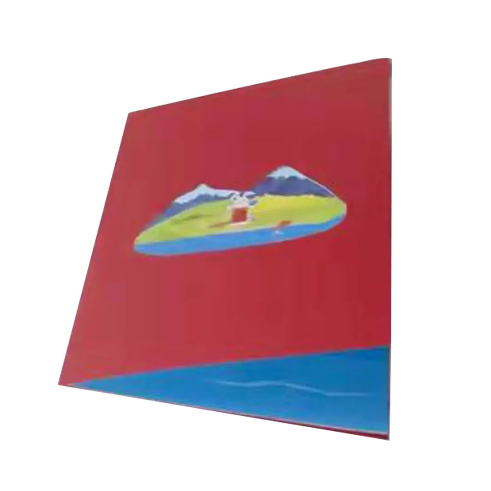 

Поздравительная открытка 3D с изображением кролика, уникальная поздравительная открытка для Пасхи и Рождества, с любовью и заботой