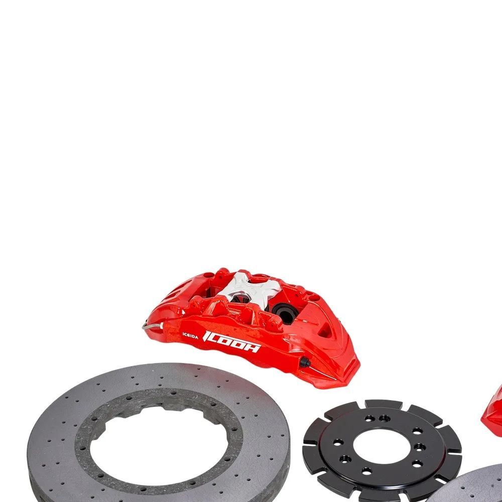 Hochwertiges IC6 Carbon-Keramik-Bremsscheiben-Kit vorne 380X34-36 mit 6-Kolben-Bremssattel passend für BMW 6er Gran Coupé / Co