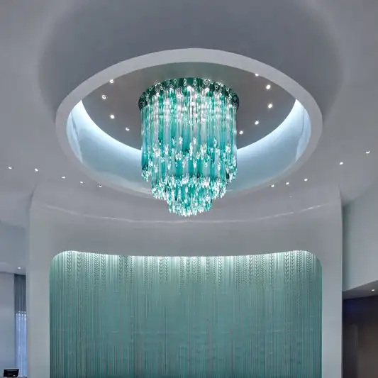 Deluxe Crystal Chandeliers High Class Chandelier Lights Custom Design for Hotel Lobby Stairway Etc