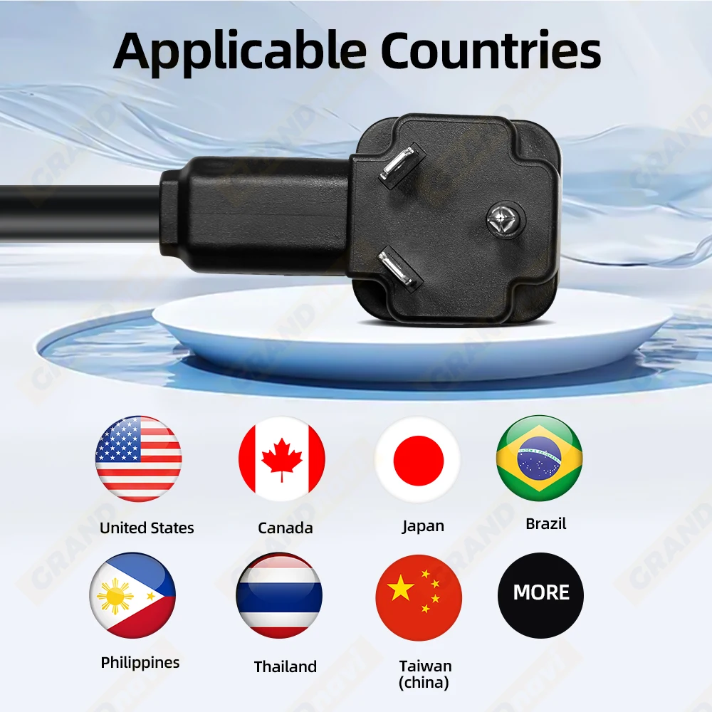 Grandnavi overspanningsbeveiliging 30 Amp voor camperjachten Voertuig beschermt elektrische apparatuur tegen gevaarlijke hoog-/laagspanning