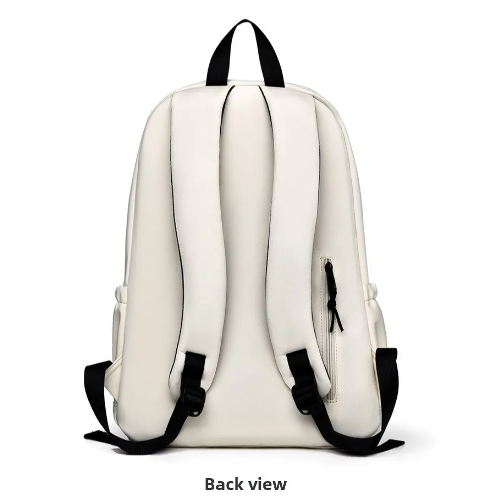 Mochila para laptop de grande capacidade, à prova d'água, tecido oxford, bolsa escolar para estudantes, multibolsos, cor sólida, mochila de viagem, faculdade