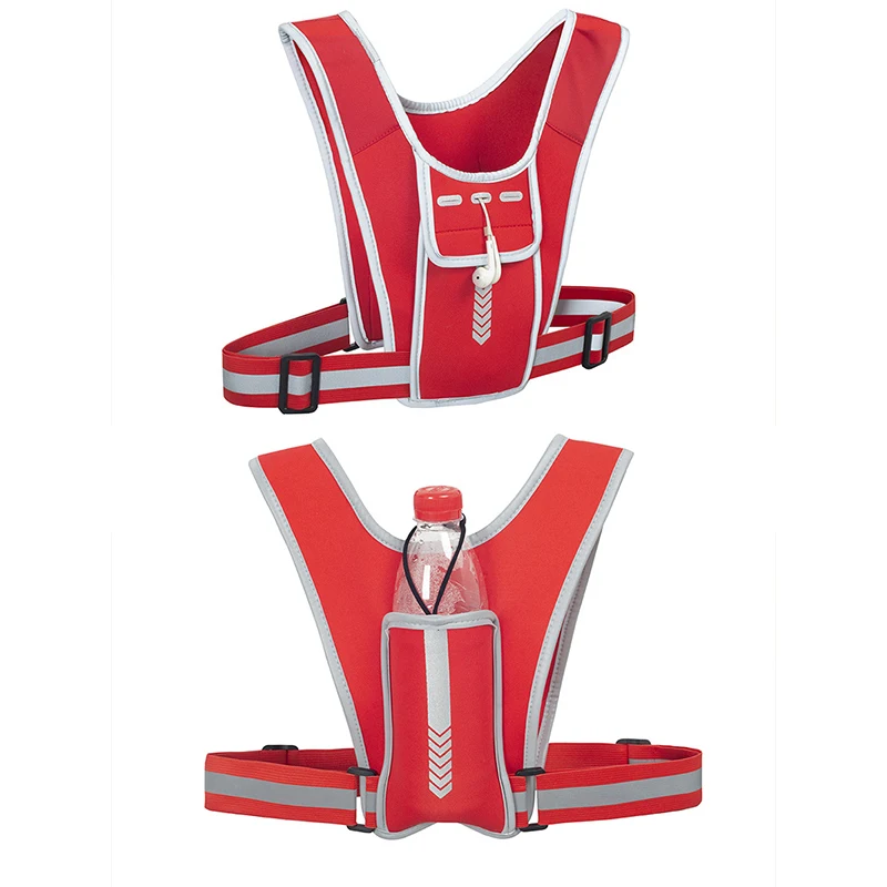 سترة رياضية حقيبة الهاتف عاكسة لركوب الدراجات على ظهره متعددة الوظائف الرياضة الهاتف الصدر حزمة خفيفة الوزن لركوب الدراجات في الهواء الطلق المشي لمسافات طويلة