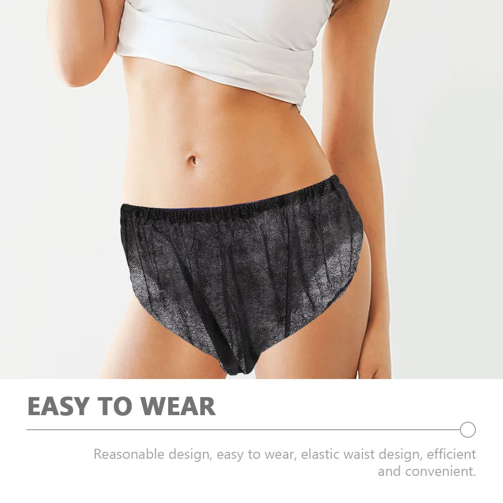 

12Pcs Thick Disposable Underwear Comfortable Triangle Pants Non-Woven Sauna Spa Breathable Women Briefs Disposable Underwear