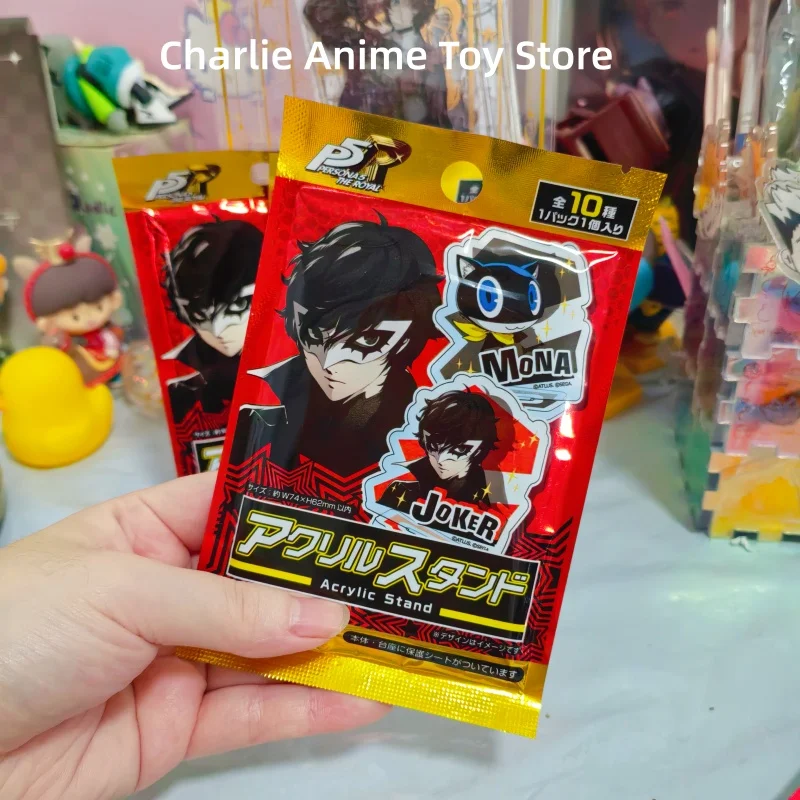 Originele Joker Amamiya Ren Blind Bag Akechi Goro Karakterkaart Acryl Stand Hanger Badge Verrassingstas Fan Collectie Cadeau