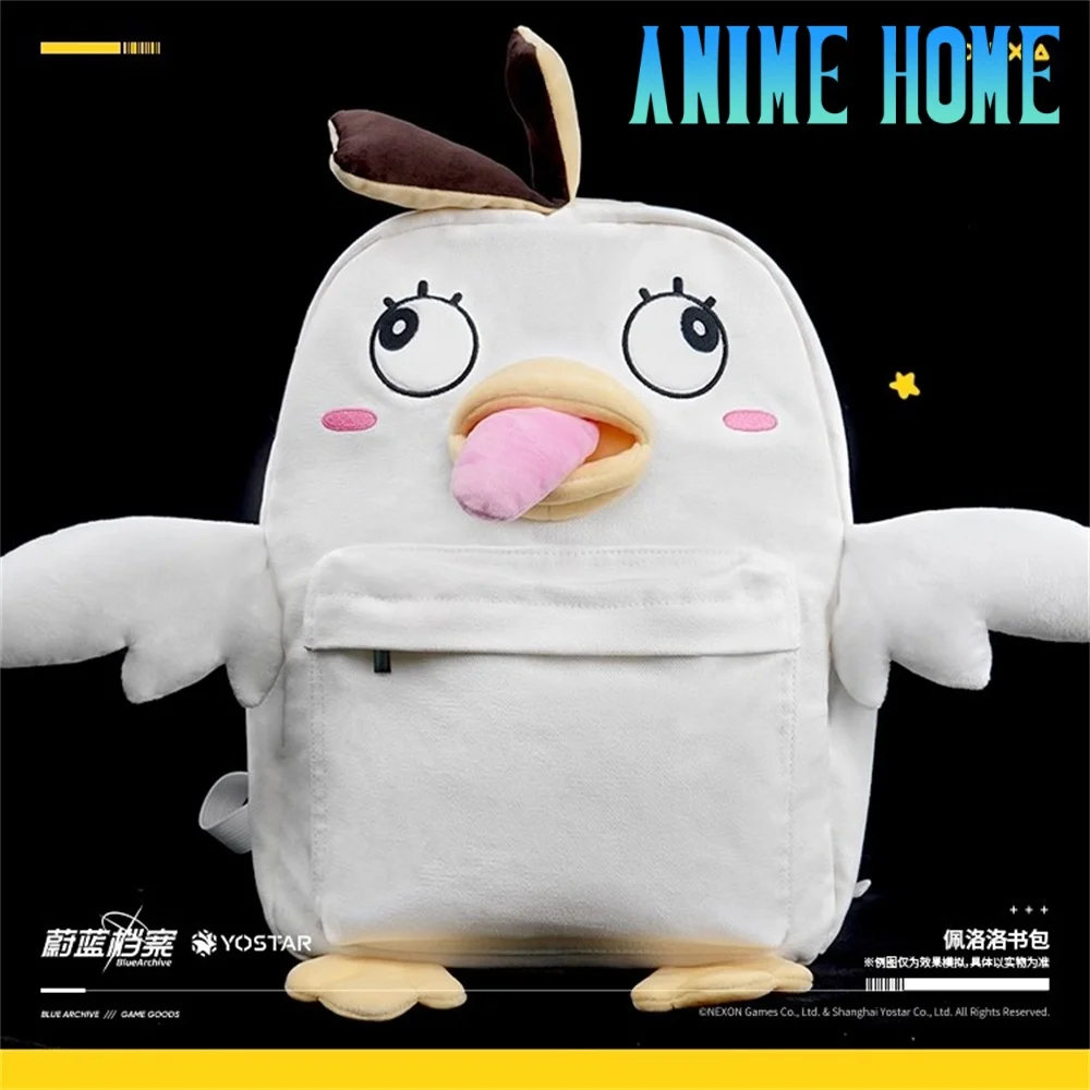 

Anime Blue Archive Misono Mika Canvas Backpack For Women Props JK Bag Original Cartoon Cosplay