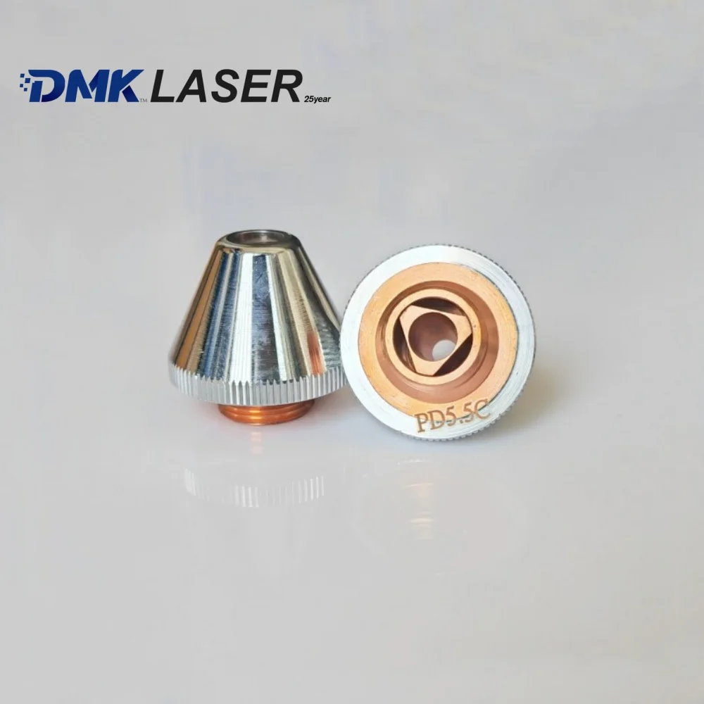 DMK HANS OEM fiber laser Groove cutting nozzles D21 M11 H20 copper cutter nozzles PS1.0-8.0 PD1.0X 5.0C for HANS cutting head