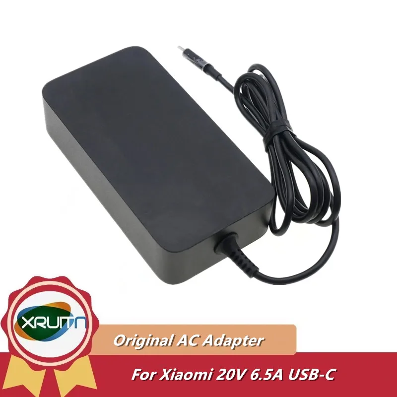 Original 20V 6.5A 130W Smart AC Adapter AD130 Charger for MI Xiaomi AD130 Pro X 15 14 TIMI Redmi Book 15 Pro 2022 USB-C Type C