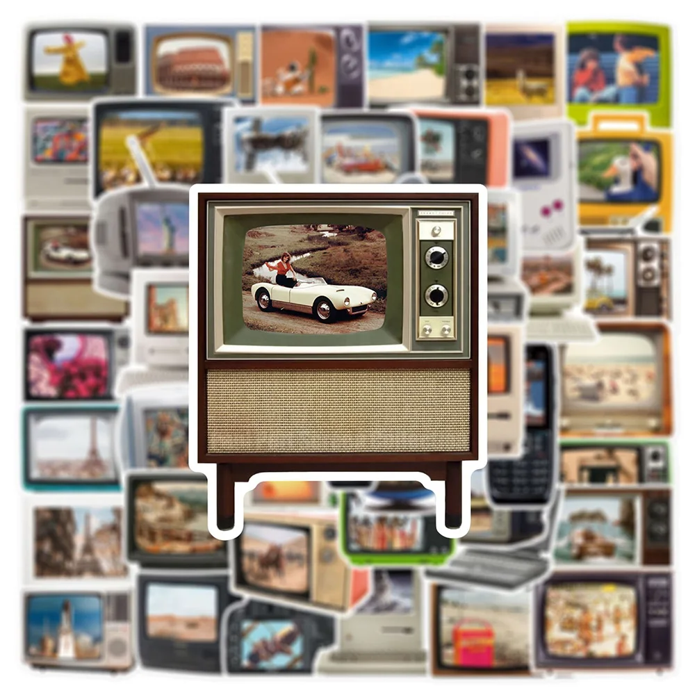 สติกเกอร์ลายการ์ตูนวินเทจ 10/30/50 ชิ้น สำหรับตกแต่งคอมพิวเตอร์ ของเล่น DIY สมุดภาพ กระเป๋าเดินทาง โทรศัพท์ สติกเกอร์กันน้ำ PVC