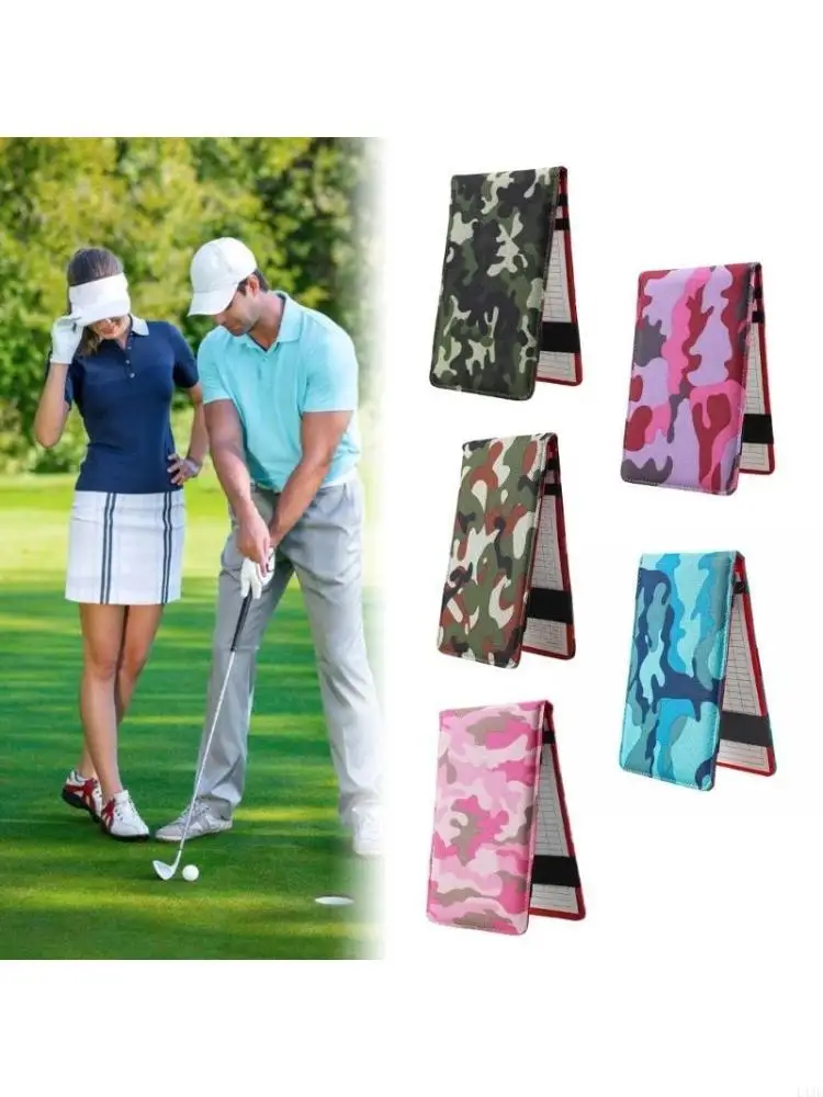 Golf Scorecard Book Golf Journal Notebook with Pencil Yardage Book Pocket Golf Score Book Golf Gift for Men & Women 