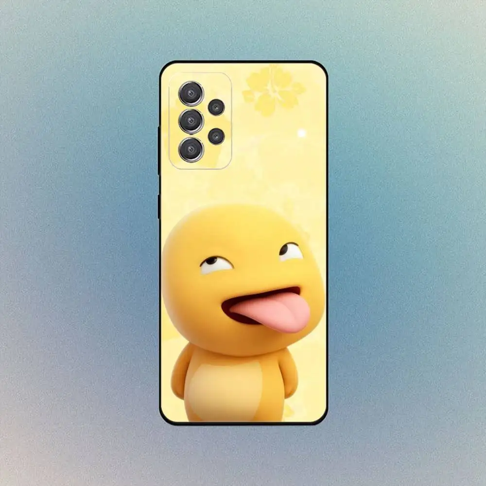 Custodia per telefono C-Cute N-Nailong per Samsung S25, S24, S21, S22, S23, S30, Ultra, S20 Custodia morbida nera