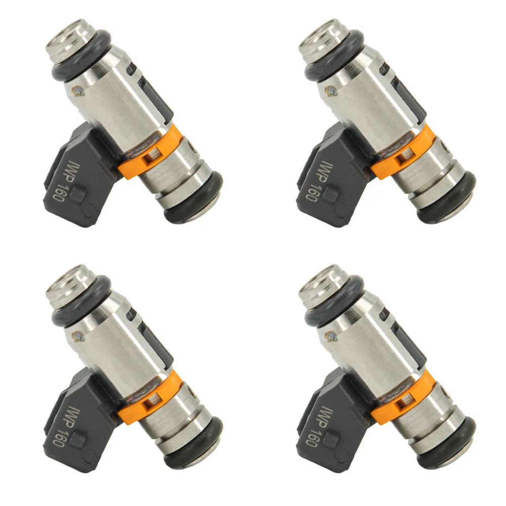 FreeShipping 4Pcs IWP160Fuel Injector forFiat GrandePunto 1.2 07 R POJ 1.2/1.4 8V New500 1.2 8V MPI 50kW GRANDE PUNTO 1.2/1.4 8V