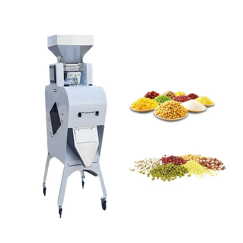 FOODLINE All Seeds Grading Optical Sorting Machine Small Grain Seeds Cleaning Machine Cereal Sorting Machine 300KG Capacity