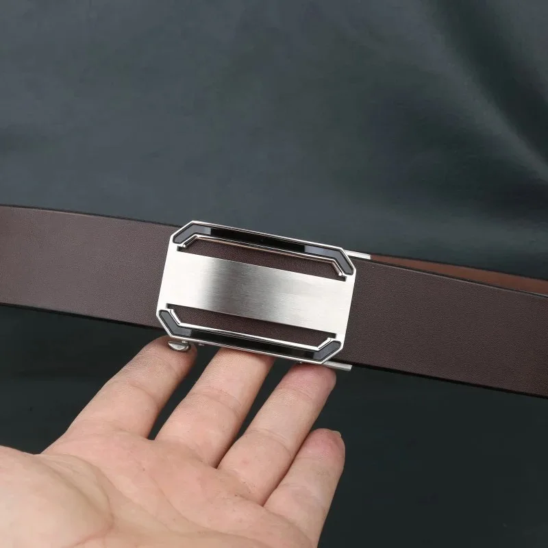 ceinture-en-cuir-de-vache-veritable-pour-hommes-faite-a-la-main-avec-boucle-a-bordure-noire-couleur-cafe-importee-d'italie-ceinture-en-cuir-de-vache-de-premiere-qualite-304-stai