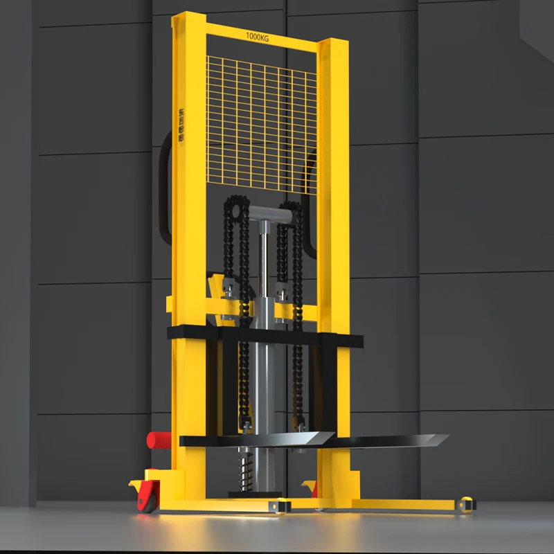 LH Small Electric Forklift Lift Manual Hydraulic Handling Stacker