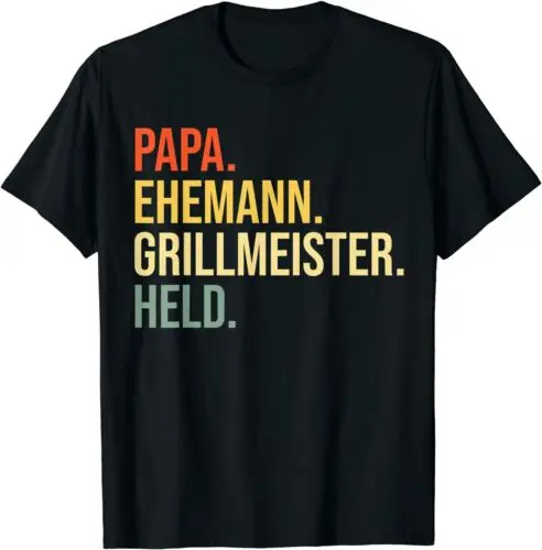 

Neu Grillmeister Papa Lustig Grillschürze Grillen Vater Premium T-Shirt