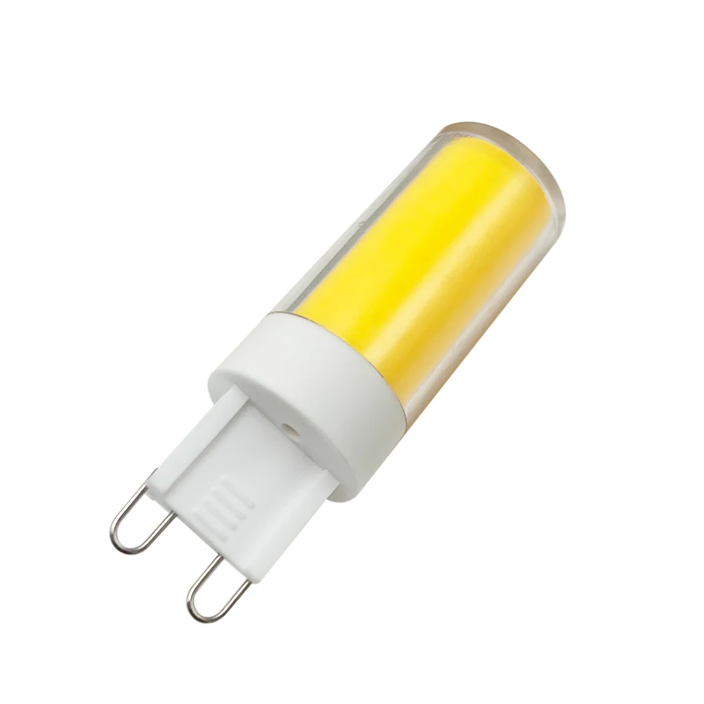 Dimmable G9 COB 5W / 7W 110V 120V Deep LED Ceramic Corn Lighting Replace 45W 60W Halogen Lamp Cold / Warm White For Home Bulbs