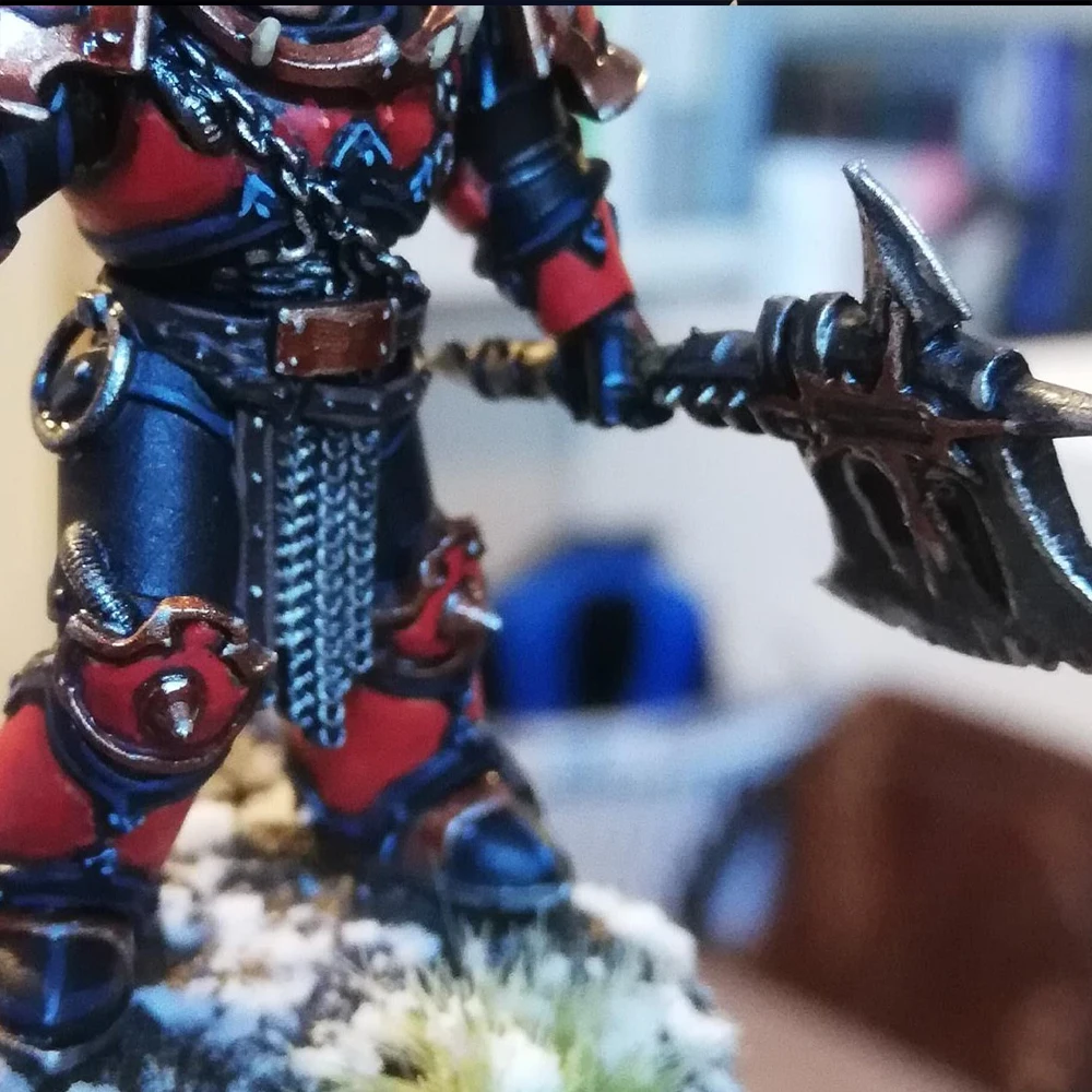 55mm 3d Print Model KitChaos blacksmith Warrior Miniature Model Kit DIY Resin Figure Toys for Hobbyists and Collectors