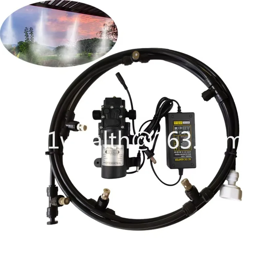 6/9/2/15/18m low pressure atomization system with pump mist, with pump, for garden irrigation plant watering