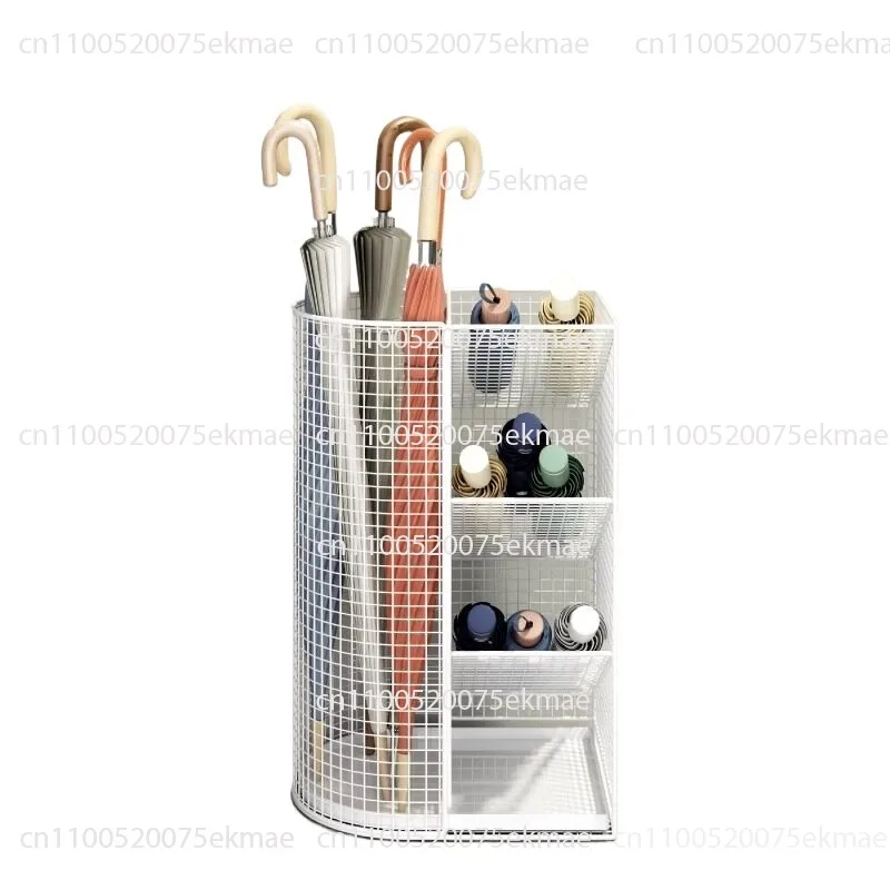 Home umbrella artifact Commercial lobby umbrella bucket Umbrella drain rack at the door