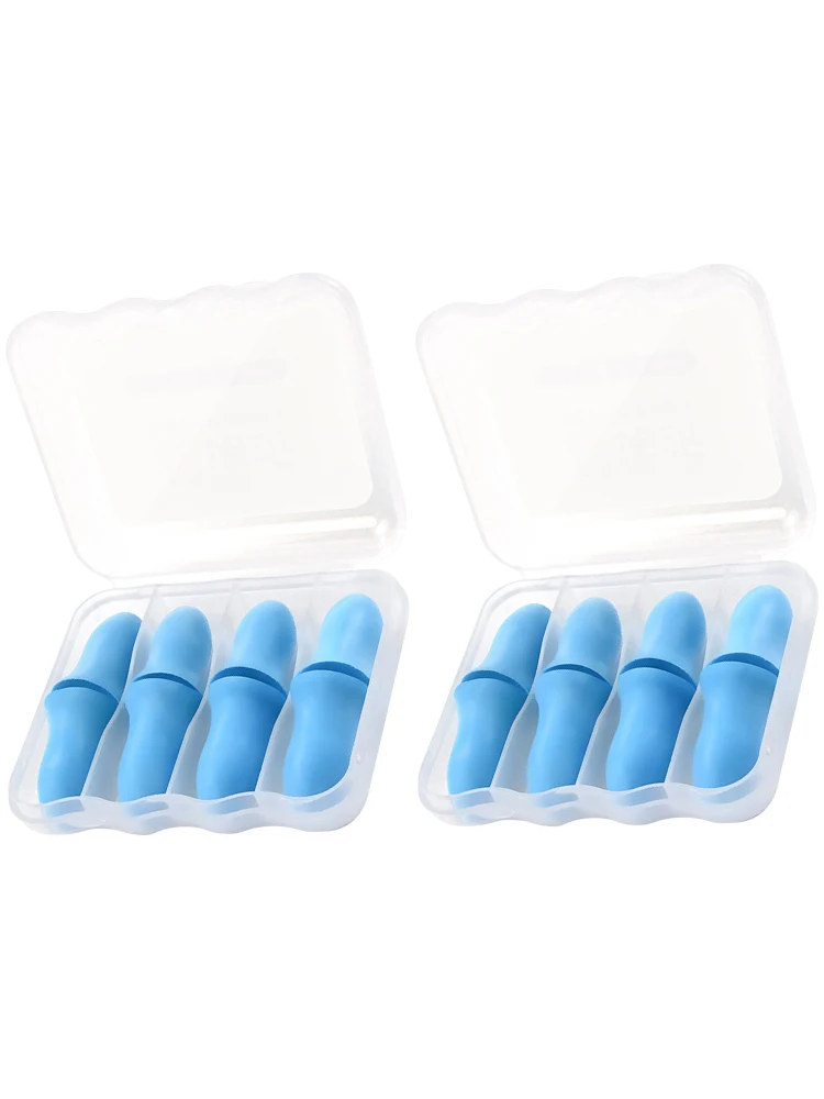 8pairs Daily Noise Cancelling For Sleep Soft Foam Travel Block Out Snoring Portable Washable Ear Plug Study 35dB SNR Reusable