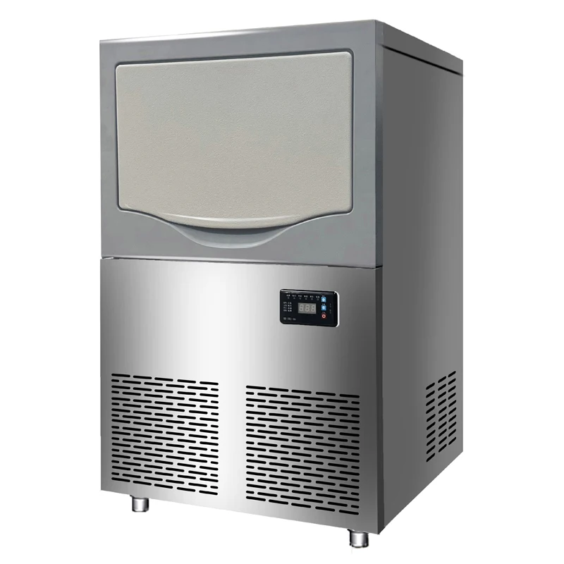 Granular Ice Machine 60kg Snow Nugget Snowflake Ice Block Making Maker Commercial Maquina De Hielo For Business Price Automatic